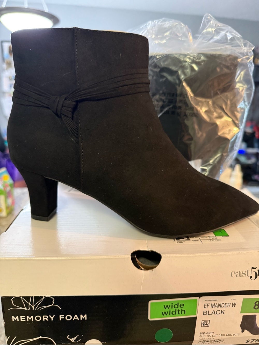 NIB East 5th Black Ankle Boots - Picture 3 of 9